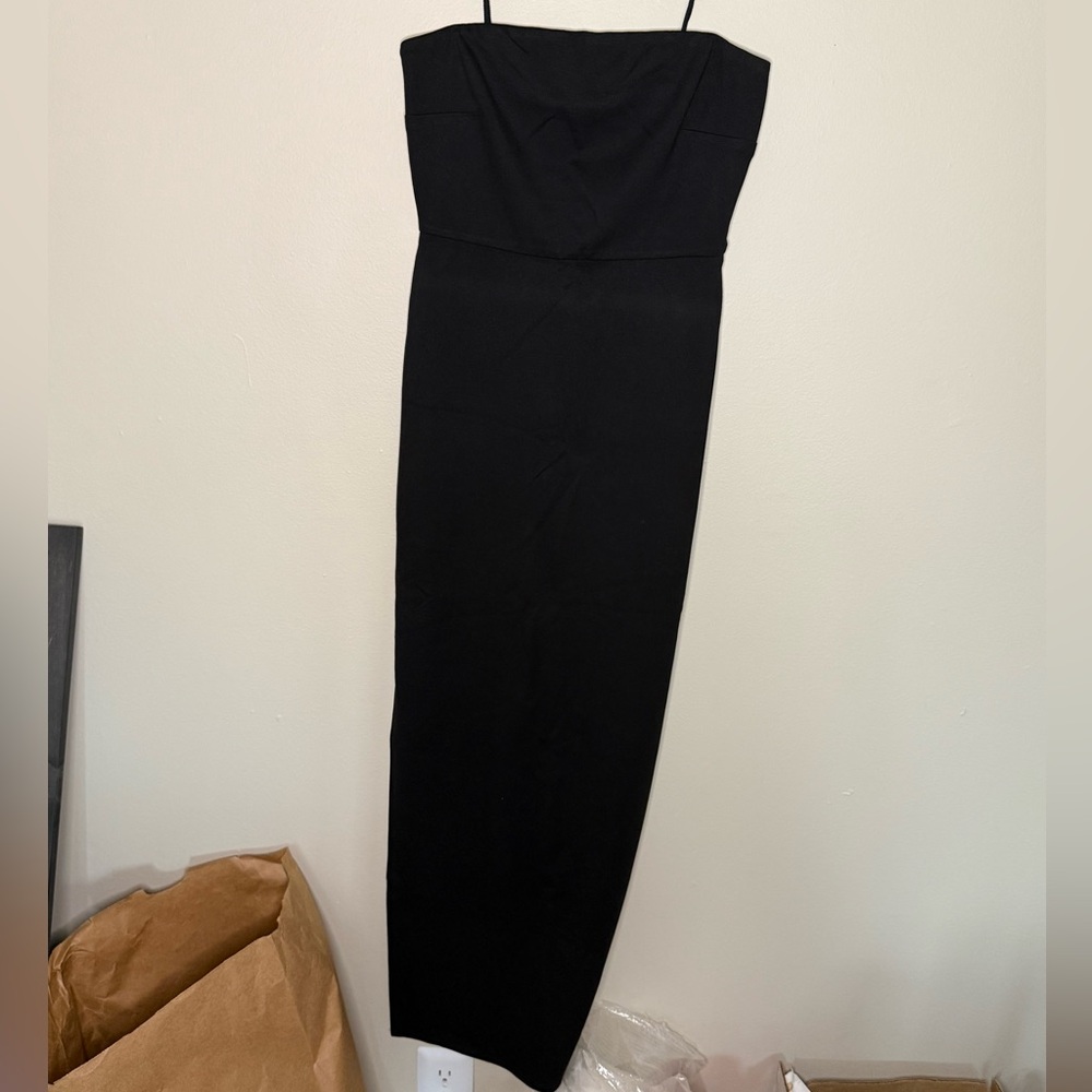 NBD Classic Black Strapless Dress